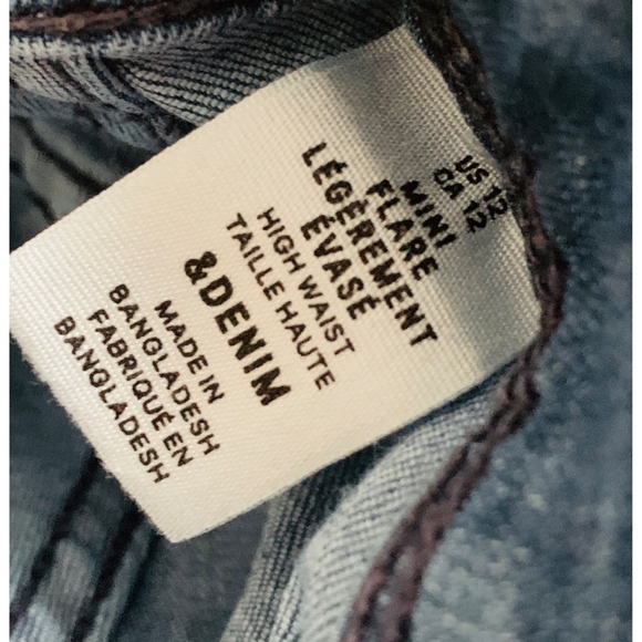 Mini Flare Jeans Mid waist - Picture 3 of 4